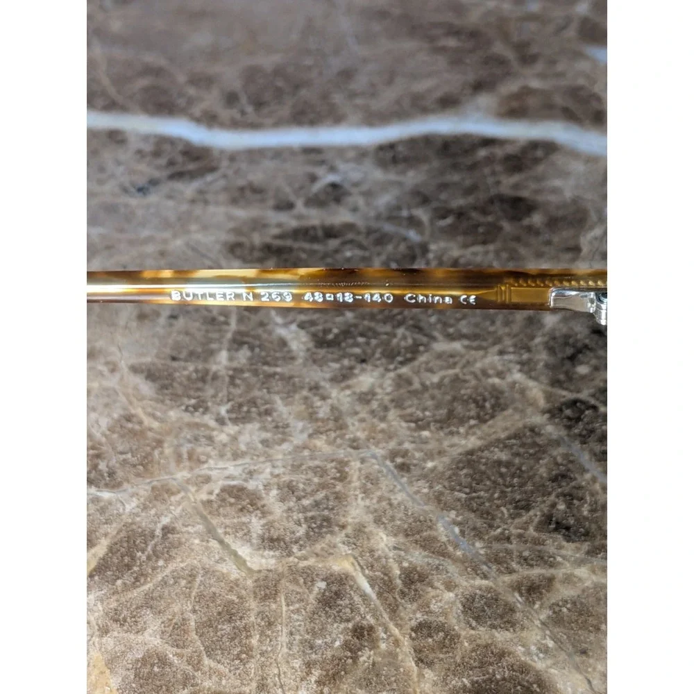Warby Parker Butler 269 Whiskey Tortoise Round Eyeglasses Frames 48-18-140
